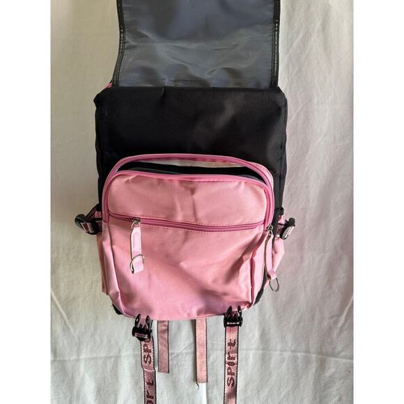 Pink and Black Sport Backpack - Picture 2 of 8